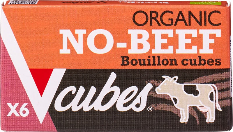 VCUBES, NO BEEF STOCK CUBES 72G BIO