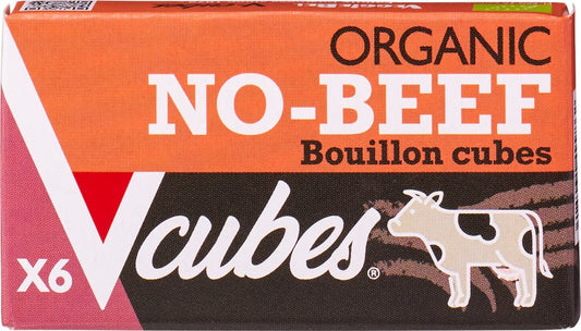 VCUBES, NO BEEF STOCK CUBES 72G BIO