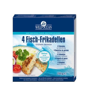 WILD OCEAN, FISHCAKES 250G BIO
