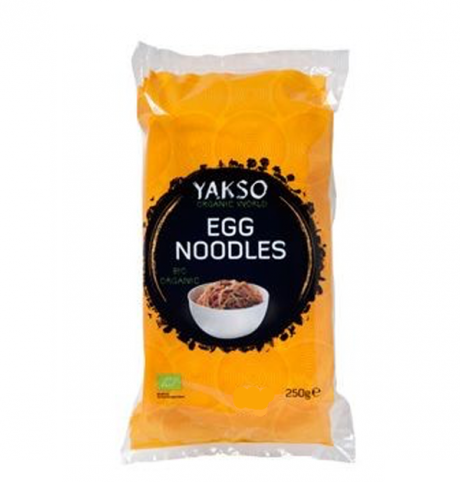 YAKSO, EGG NOODLES 250G BIO