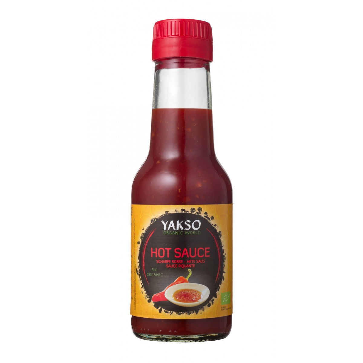 YAKSO, HOT SAUCE 140ML BIO