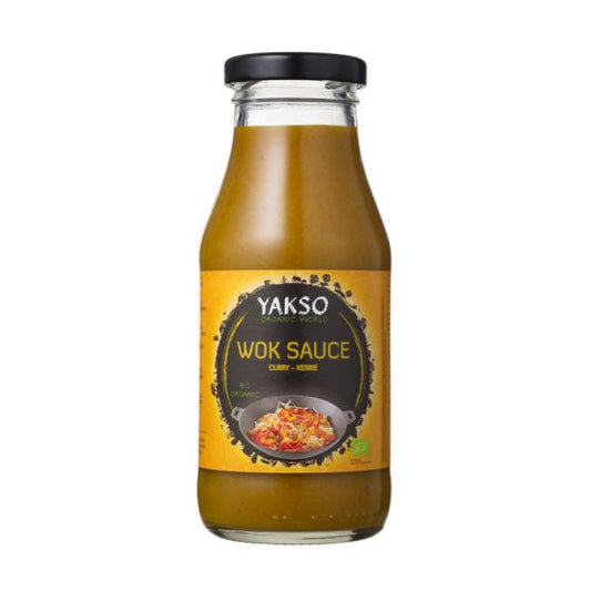 YAKSO, WOK SAUCE CURRY 240ML BIO