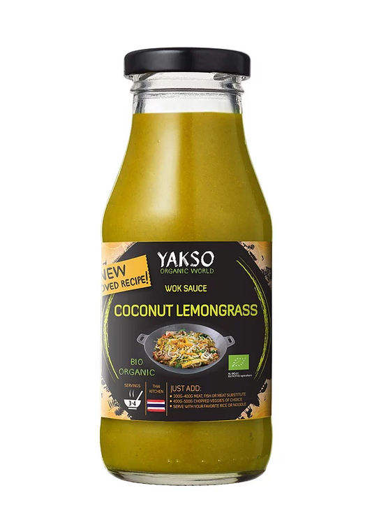 YAKSO, WOK SAUCE LEMONGRASS 240ML BIO
