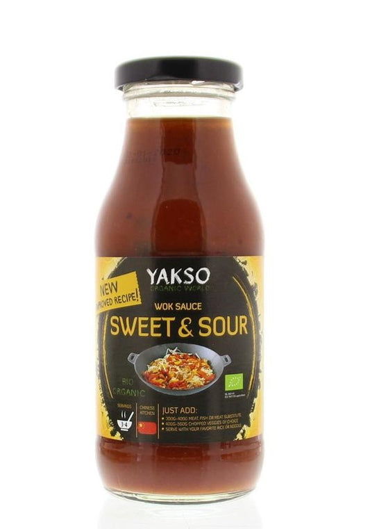 YAKSO, WOK SWEET SOUR SAUCE 240ML BIO