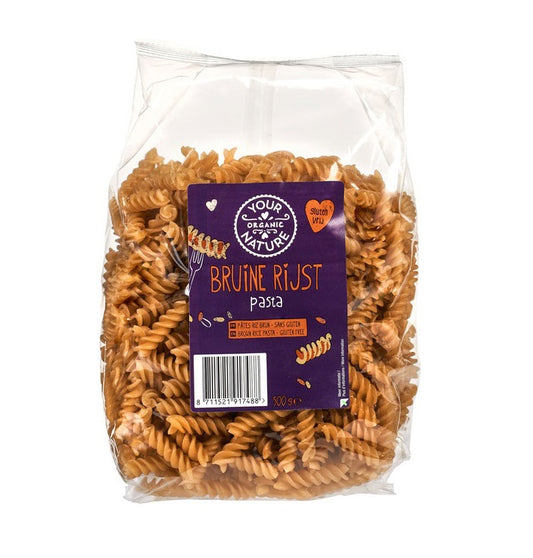 YOUR ORGANIC NATURE, BROWN RICE FUSILI BIO 500G