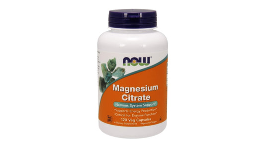 Now, Magnesium Citrate 120 Veg caps