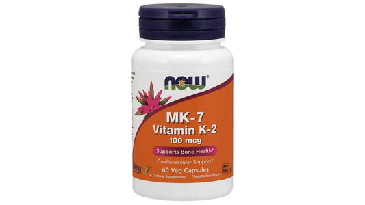 Now, Mk-7 Vitamin K-2 100Mcg 60 Veg Caps