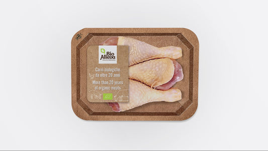 BIOALLEVA FROZEN BIO CHICKEN LEG APPROX. 375g