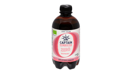 Captain Kombucha, Zero Raspberry Drink 400 ml Bio