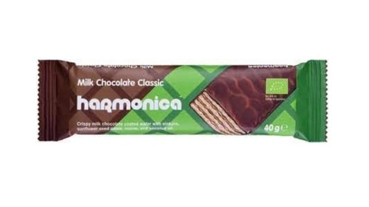 Harmonica, Milk Chocoalte Classic Wafer 40G Bio