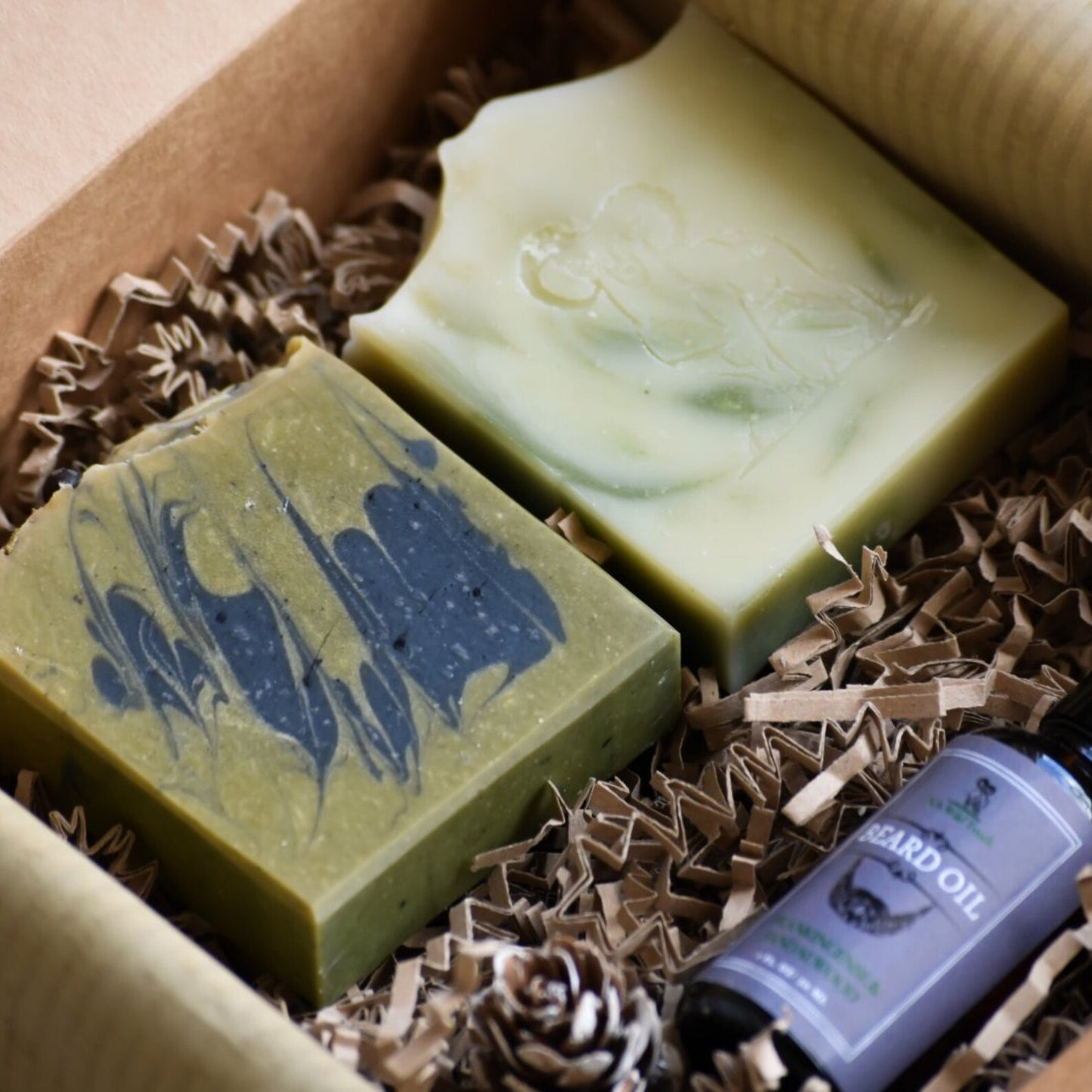 Men's Gift Box: Beard Oil & All-Natural Soap Set